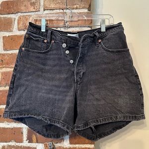 Abercrombie & Fitch High Rise Dad Shorts
